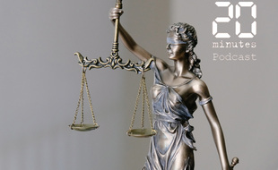 Illustration de la Justice, les yeux bandés
