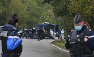 Photo d'illustration de l'enquête, l'an passé à Villefontaine (Isère), autour du meurtre de Victorine. Un autre drame a eu lieu près de là vendredi.