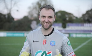 Anthony Dauvergne, le gardien de but de l'Olympique Saumur.