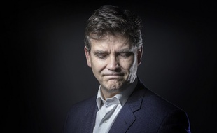 Le candidat à la primaire de la gauche Arnaud Montebourg