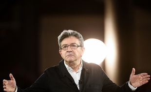 Jean-Luc Mélenchon à Lille, le 12 avril 2017.