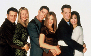 Jennifer Aniston, Courtney Cox, Lisa Cudrow, Matt Leblanc, Matthew Perry et David Schwimmer, principaux acteurs de la serie TV