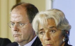 Les ministres des Finances français, allemand, britannique et italien se retrouvent jeudi à Paris pour tenter d'élaborer une stratégie commune face à la crise financière qui secoue les marchés depuis l'été et menace l'économie mondiale en 2008.