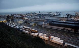 Le port de Douvres, dans le sud-est de l'Angleterre.
