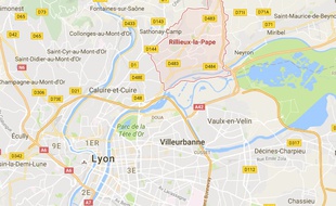 La commune de Rillieux-la-Pape, au nord-est de Lyon.