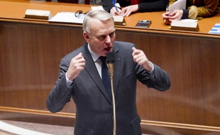 Le premier ministre Jean-Marc Ayrault lors des questions au gourvernement à l'Assemblée Nationale, le 10 avril 2013.