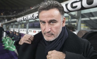 Christophe Galtier, ici lors de la victoire (2-3) en Ligue Europa à Bruxelles contre Anderlecht.