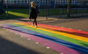 Le drapeau LGBT (illustration).