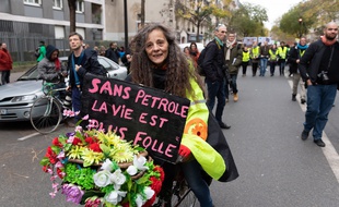 De nombreux gilets jaunes ont participé à la marche pour le climat, ce samedi à Paris