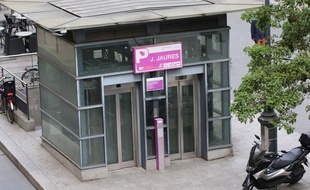 Illustration entrée parking souterrain