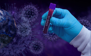 Illustration d'un test de coronavirus.