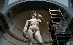 Le David de Michel-Ange.
