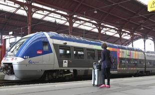 TER en gare de Strasbourg. (illustration)