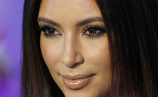 Kim Kardashian sur un tapis rouge en octobre 2012.