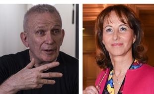 Collage 20 Minutes/SIPA de Jean-Paul Gaultier et de Ségol$ène Royal