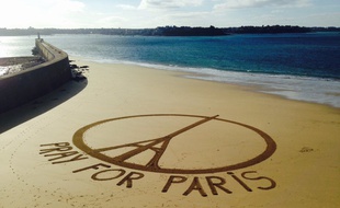 Image prise par l'internaute Ronan Denoual dimanche vers 14h à Saint-Malo.