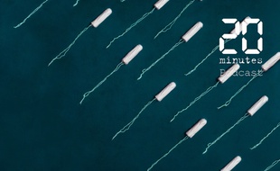 Illustration de tampons sur un fond sombre