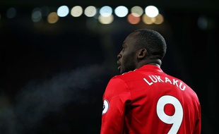 Romelu Lukaku sous le maillot de Manchester United, le 14 décembre 2017.