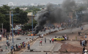 Des manifestations contre le gouvernement, à Bamako le 10 juillet 2020.