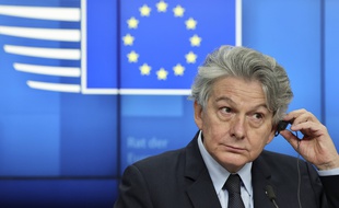 Le commissaire européen au Marché intérieur, Thierry Breton, à Bruxelles le 19 novembre 2020.
