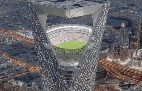 Une folie à 350 mètres de haut, voilà le futur stade de Lacazette en Arabie saoudite