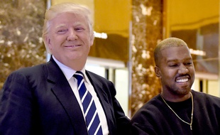Kanye West a rencontré Donald Trump à la trump Tower de New York, le 13 décembre 2016.