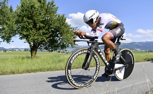 Le coureur colombien Jarlinson Pantano lors du Tour de Suisse 2017.
