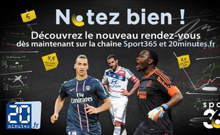 Notez bien, sur Sport365, l'émission qui compare les notes des internautes avec celles des journalistes.