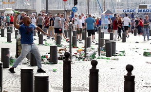 Les affrontements entre Russes et Anglais à Marseille en juin 2016.