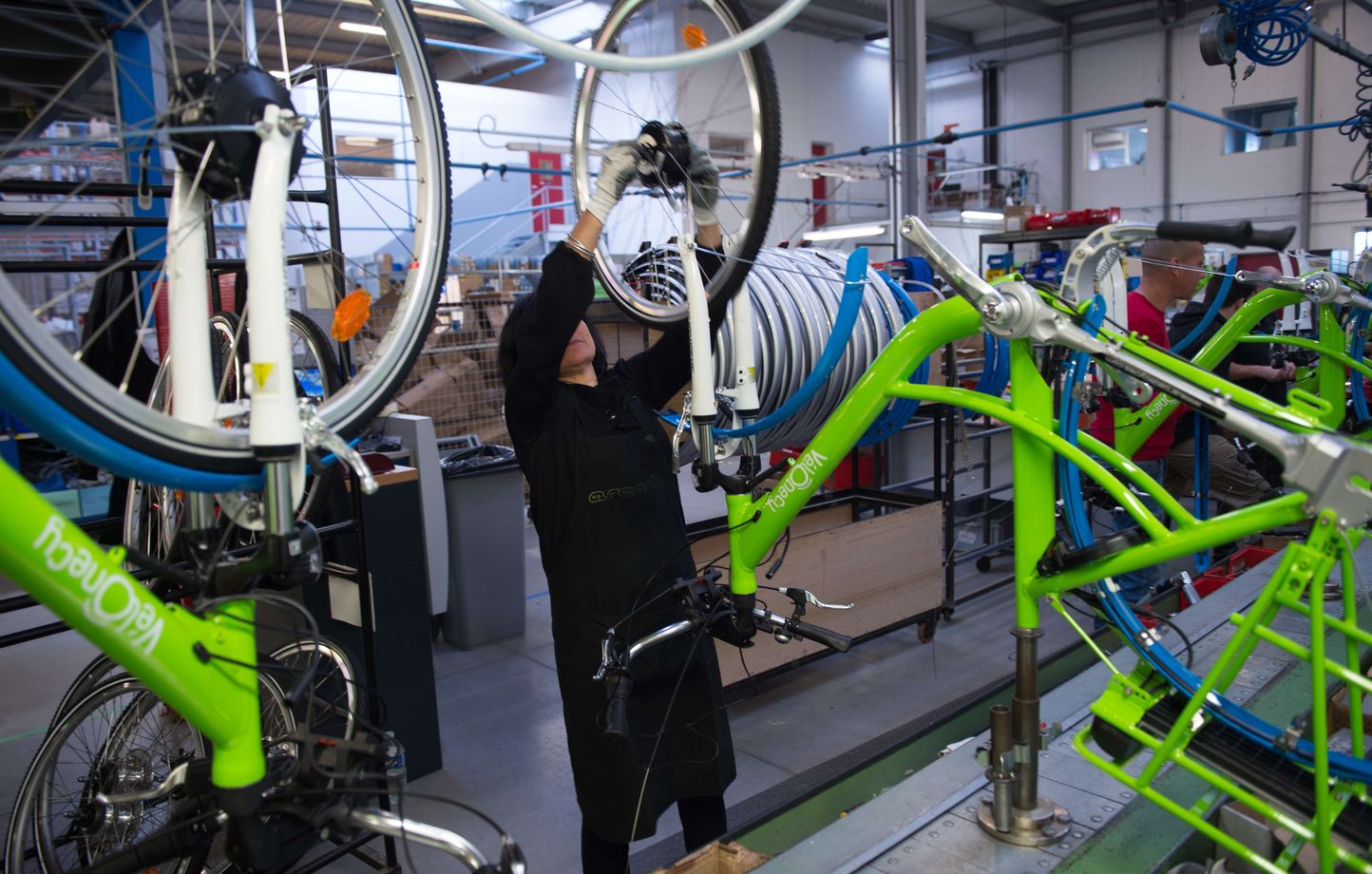 L'entreprise française Arcade Cycles vient d'inaugurer sa nouvelle usine à La Roche-sur-Yon (Vendée) dans le but de doubler sa production de vélos. 