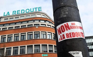 Un bâtiment de La Redoute, le 4 mars 2014, à Roubaix, dans le nord de la France