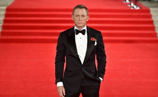 Daniel Craig à la première du film «007 Spectre» le 26 octobre 2015 au Royal Albert Hall à Londres.