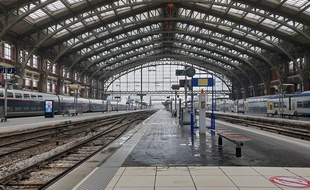 La gare de Lille Flandres, jeudi matin.