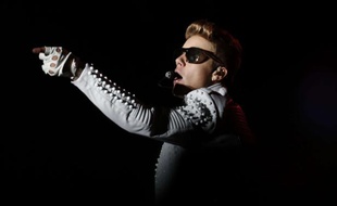 Justin Bieber en concert au Paraguay, le 6 novembre 2013.