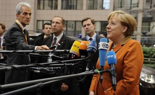 La France et l'Allemagne se dirigeaient jeudi soir vers un compromis sur l'union bancaire, notamment le calendrier de mise en route de la supervision, lors d'un sommet européen qui se tenait sur fond de grogne sociale.