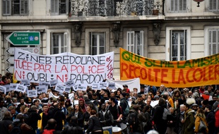 Marche de la colère contre le mal-logement à Marseille le 2 février 2019.