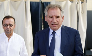 Francois Bayrou, le 11 juin 2017 à Pau. (AP Photo/Bob Edme)