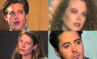 Brad Pitt, Nicole Kidman, Gwyneth Paltrow et Robert Downey Jr, lors de leurs premiers castings