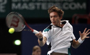 Nicolas Mahut à Bercy, le 7 novembre 2011