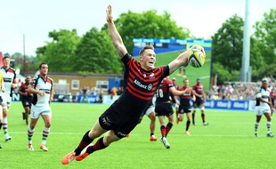 Chris Ashton, l'ailier anglais des Saracens, est le joueur qui a marqué le plus d'essais cette saison en H Cup.