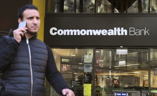 Illustration de la Commonwealth Bank, en Australie.