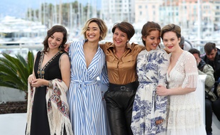 Les actrices et la réalisatrice de «Papicha» ont présenté le film à Cannes en mai dernier.