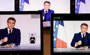 Emmanuel Macron lors de son allocution du 24 novembre. (archives)