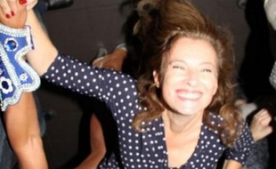 Capture d'écran: Détail d'une photo tweetée par Valérie Trierweiler le 16 octobre 2014.