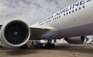 Illustration d'un Boeing 777 de la compagnie China Airlines.