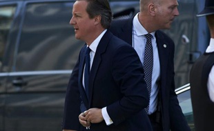 Le Premier ministre britannique David Cameron, à Londres le 15 août 2015