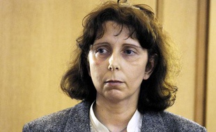 Genevieve Lhermitte lors de son procès pour quintuple infanticide à Nivelles en Belgique, le 19 décembre 2008.