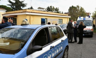 Des policiers italiens, illustration.