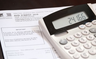 Un avis d'imposition 2018 sur la taxe d'habitation (image d'illustration).