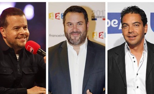 Nicolas Demorand, Bruce Toussaint et Patrick Cohen, montage